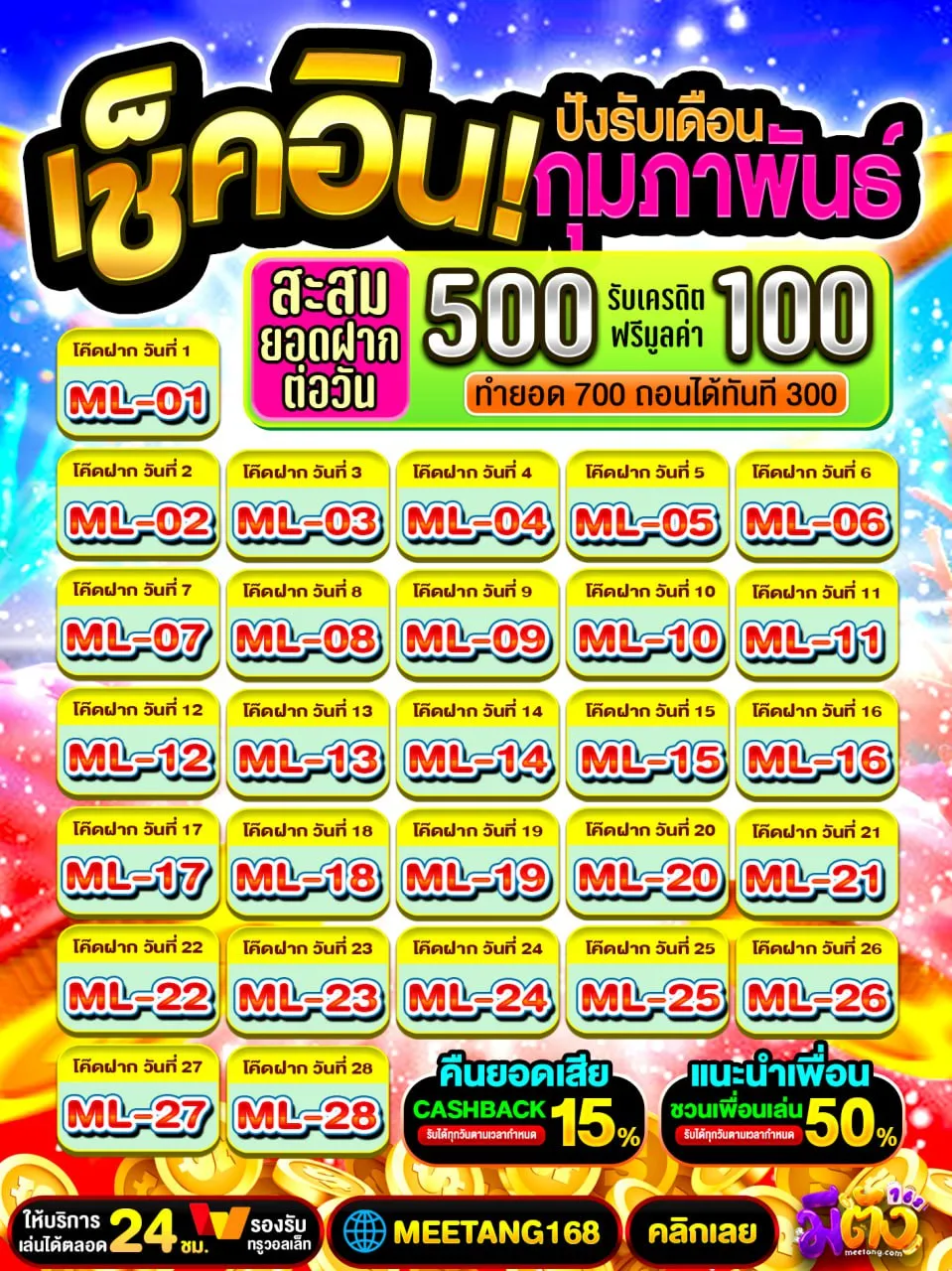 20รับ100 ทำยอด400 ถอนได้300 ยี่สิบบาทได้ร้อยบาท ฟังดูดีใช่มั้ยล่ะ